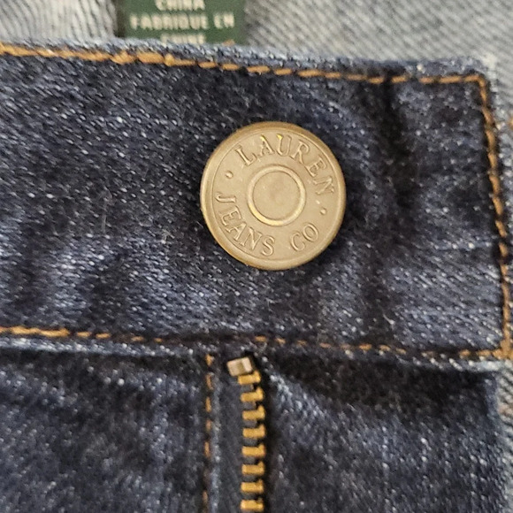 LRL Ralph Lauren Womens 2 Classic Bootcut Dark Wash Denim Blue Jeans Casual - Picture 7 of 10